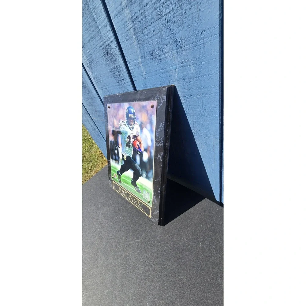 Ray Rice Baltimore Ravens Football Stand-Up Photo Display Plaque